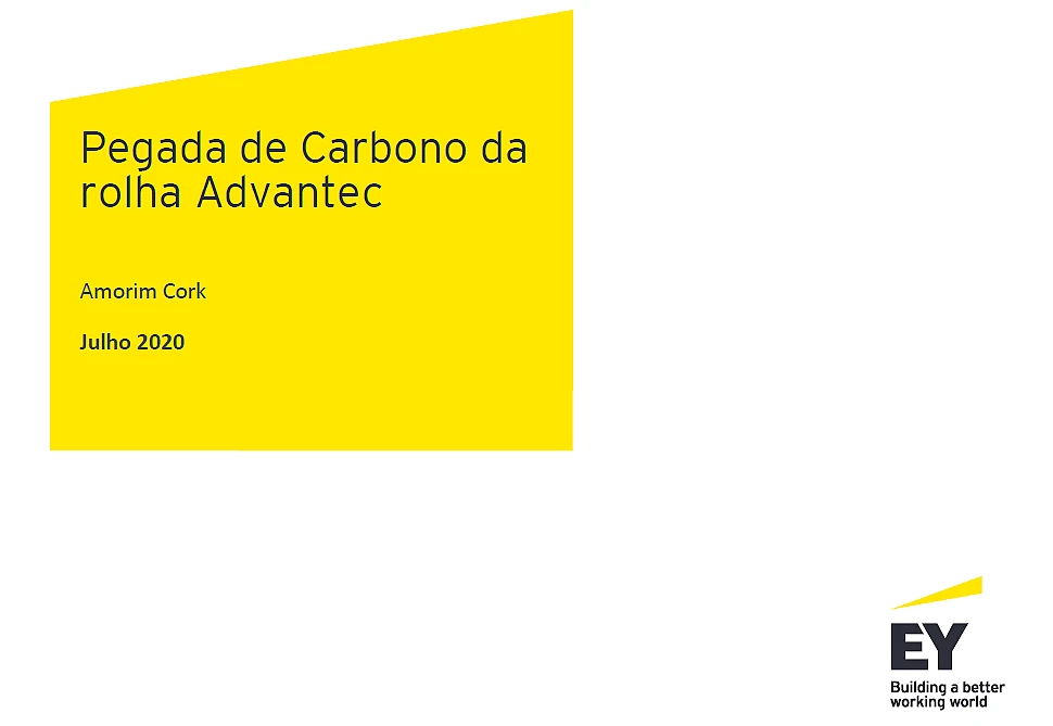 Pegada de carbono da rolha advantec®